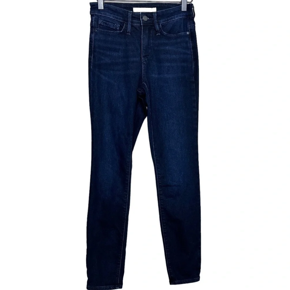 ATHLETA Sculptek Dark Wash High Rise Skinny Jeans - Picture 3 of 11